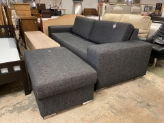 Soffa 3-sits + pall